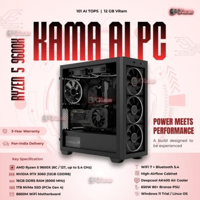 Kumars "Kama AI PC " with 101 AI TOPS with 12GB VRam