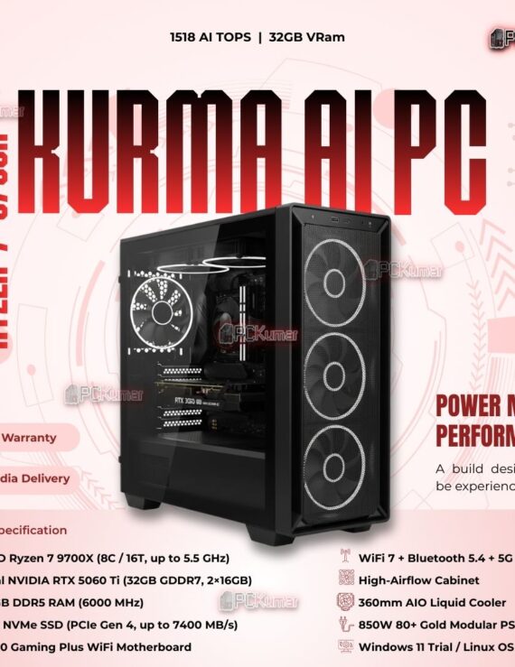 Kumars "Kurma AI PC " with 1518 AI TOPS 32GB VRam