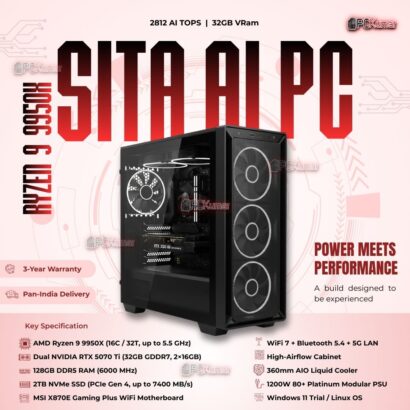 Kumars "Sita AI PC " with 2812 AI TOPS 32GB VRam