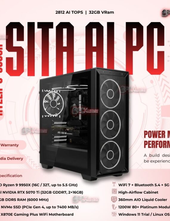 Kumars "Sita AI PC " with 2812 AI TOPS 32GB VRam
