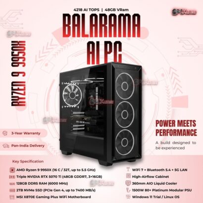 Kumars "Balarama AI PC " with 4218 AI TOPS 48GB VRam