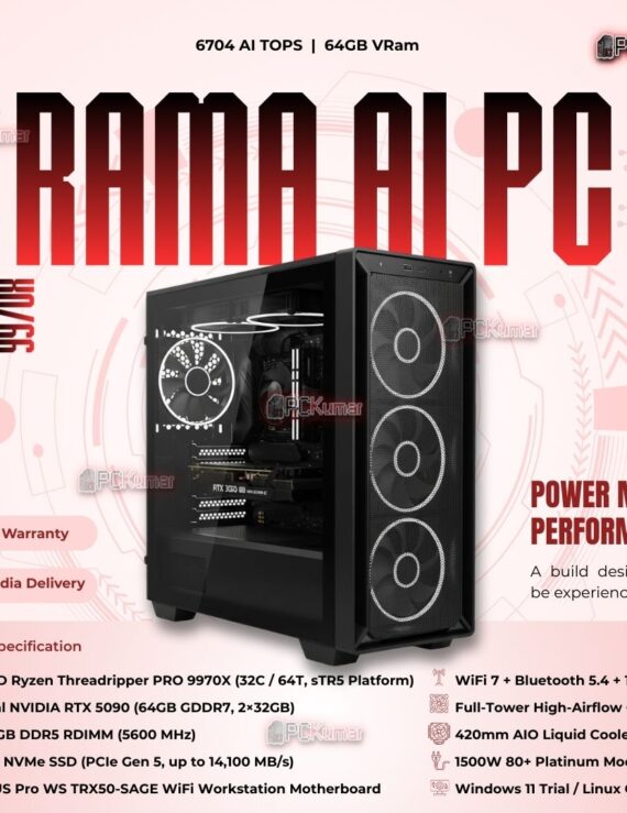 Kumars "Rama AI PC " with 6704 AI TOPS 64GB VRam