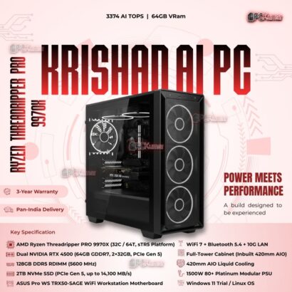 Kumars "Krishan AI PC " with 3374 AI TOPS 64GB VRam