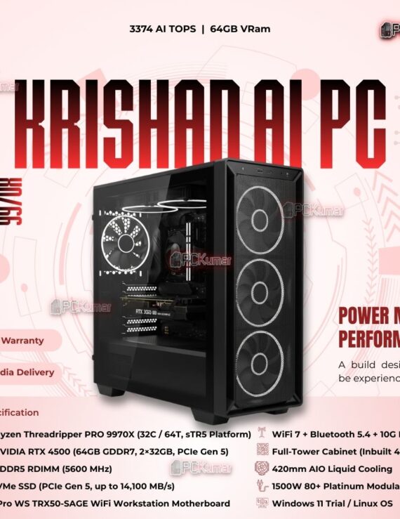 Kumars "Krishan AI PC " with 3374 AI TOPS 64GB VRam