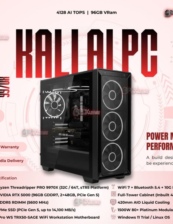 Kumars "Kali AI PC " with 4128 AI TOPS 96GB VRam