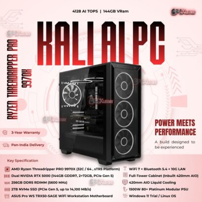 Kumars "Kali AI PC " with 4128 AI TOPS 144GB VRam