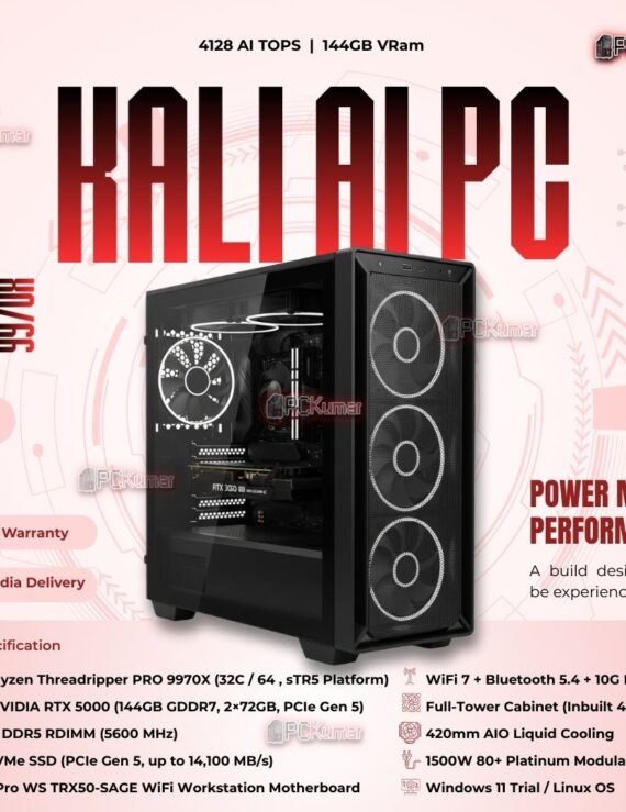Kumars "Kali AI PC " with 4128 AI TOPS 144GB VRam