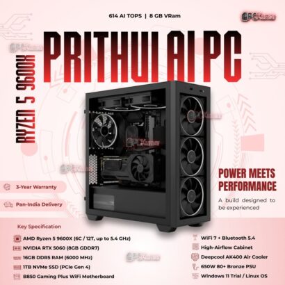 Kumars "Prithvi AI PC " with 614 AI TOPS with 8GB VRam