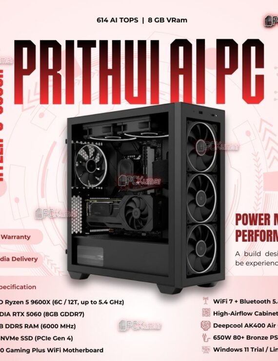Kumars "Prithvi AI PC " with 614 AI TOPS with 8GB VRam