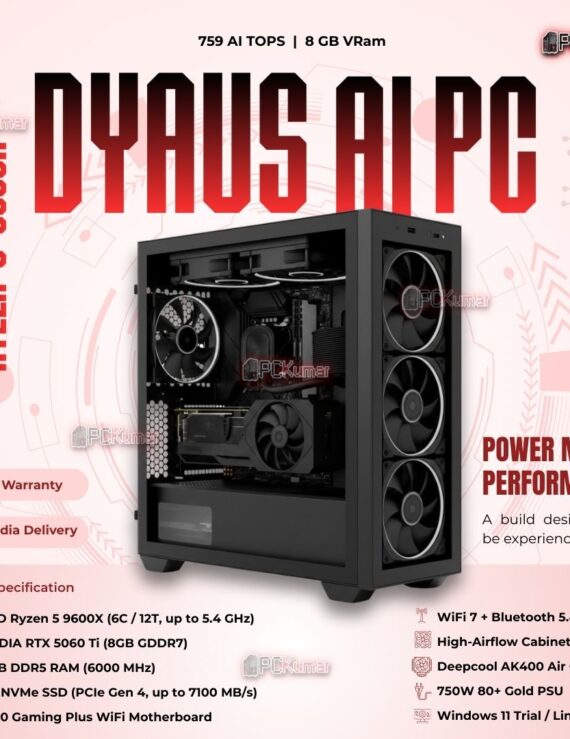 Kumars "Dyaus AI PC " with 759 AI TOPS 8GB VRam