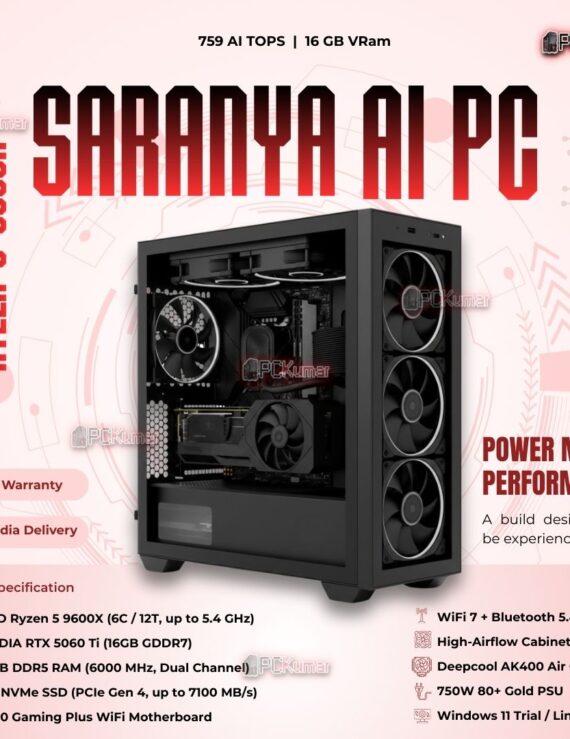 Kumars "Saranya AI PC " with 759 AI TOPS 16GB VRam