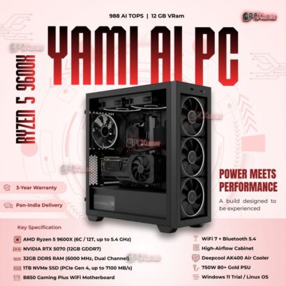 Kumars "Yami AI PC " with 988 AI TOPS 12GB VRam