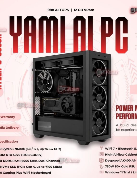 Kumars "Yami AI PC " with 988 AI TOPS 12GB VRam