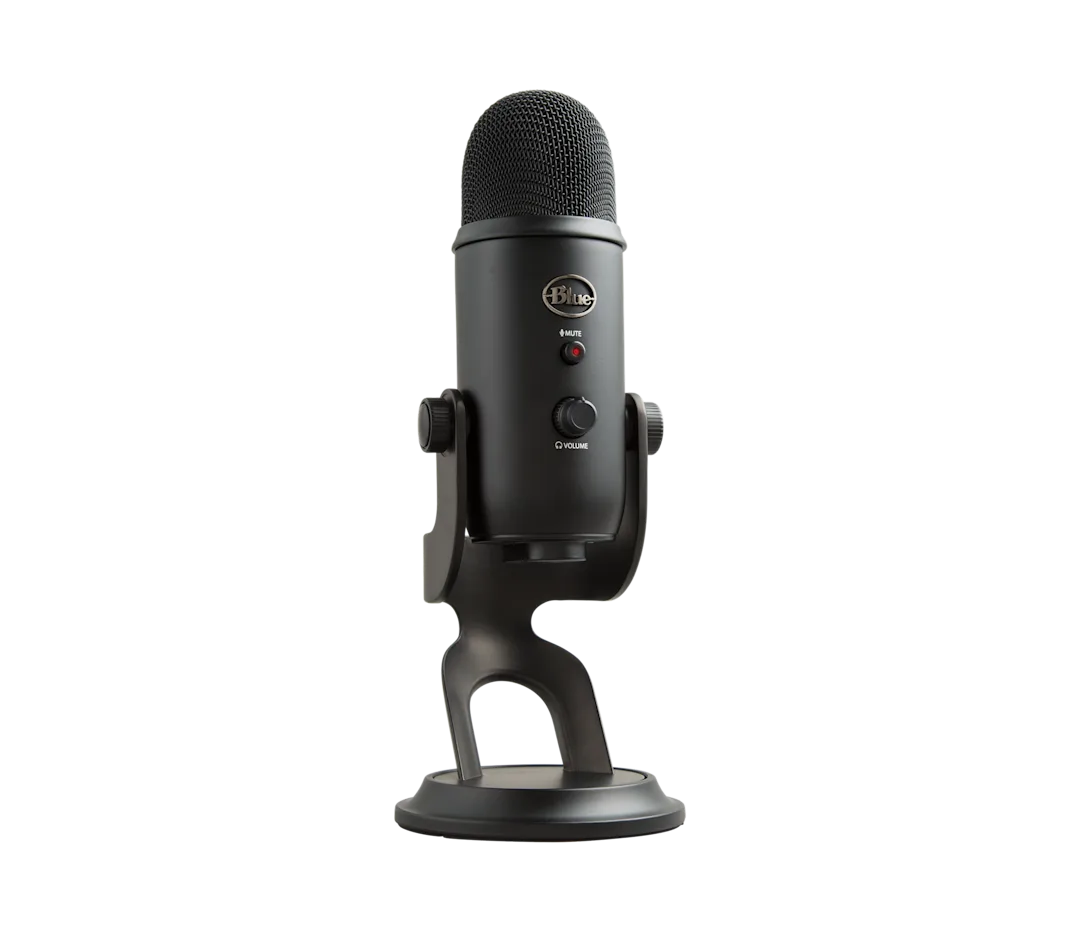Blue Yeti Microphone From logitech ( Black)