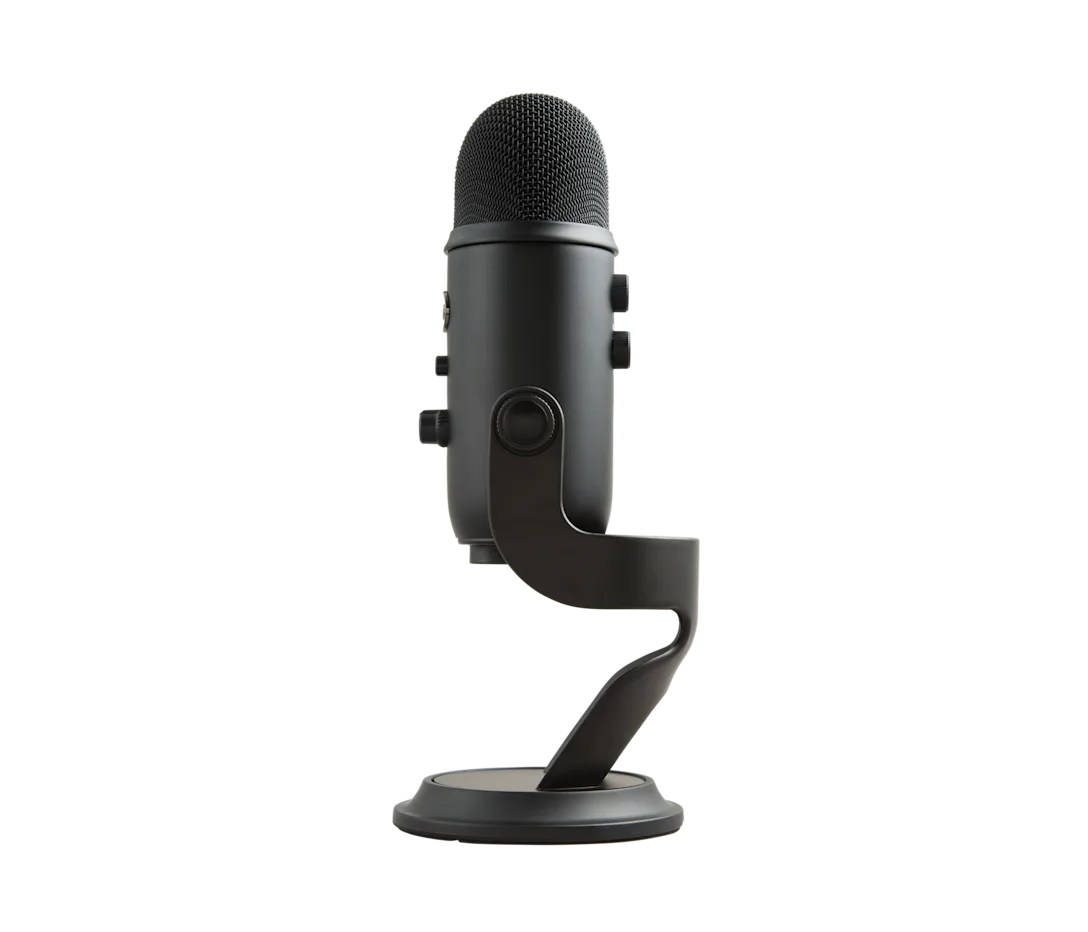 Blue Yeti Microphone From logitech ( Black)