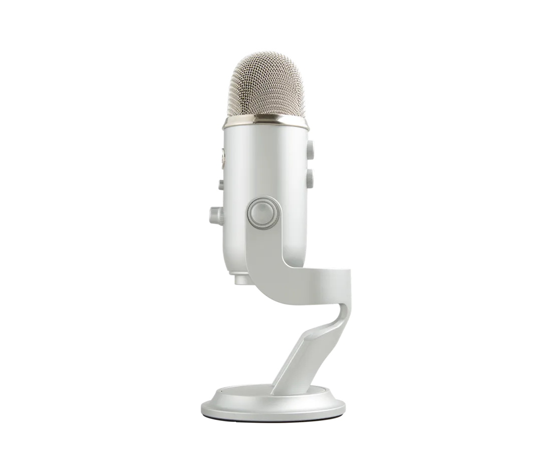 Blue Yeti Microphone From logitech ( Silver)