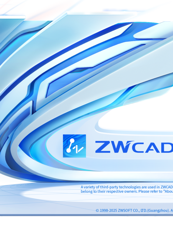 ZWCAD Standard 2026 2D CAD software product image