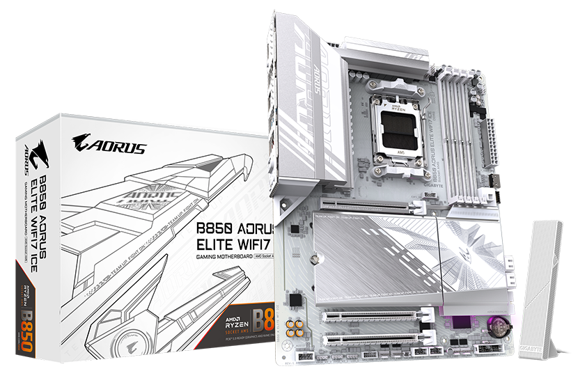 Gigabyte B850 AORUS ELITE WIFI7 ICE