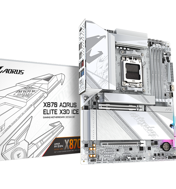 Gigabyte X870 AORUS ELITE X3D ICE