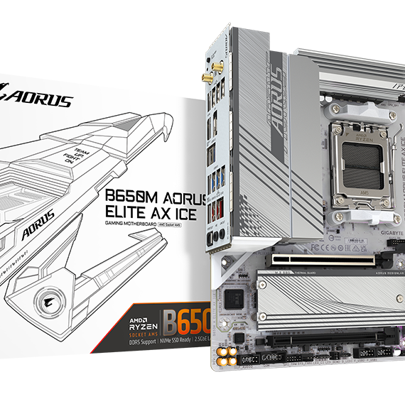 Gigabyte B650M AORUS ELITE AX ICE