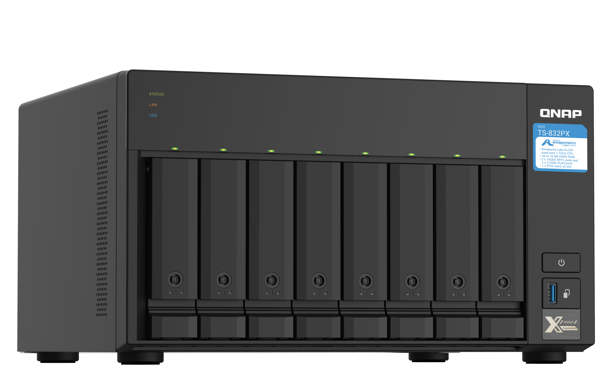 QNAP TS-832PX-4G 8 Bays Nas Box