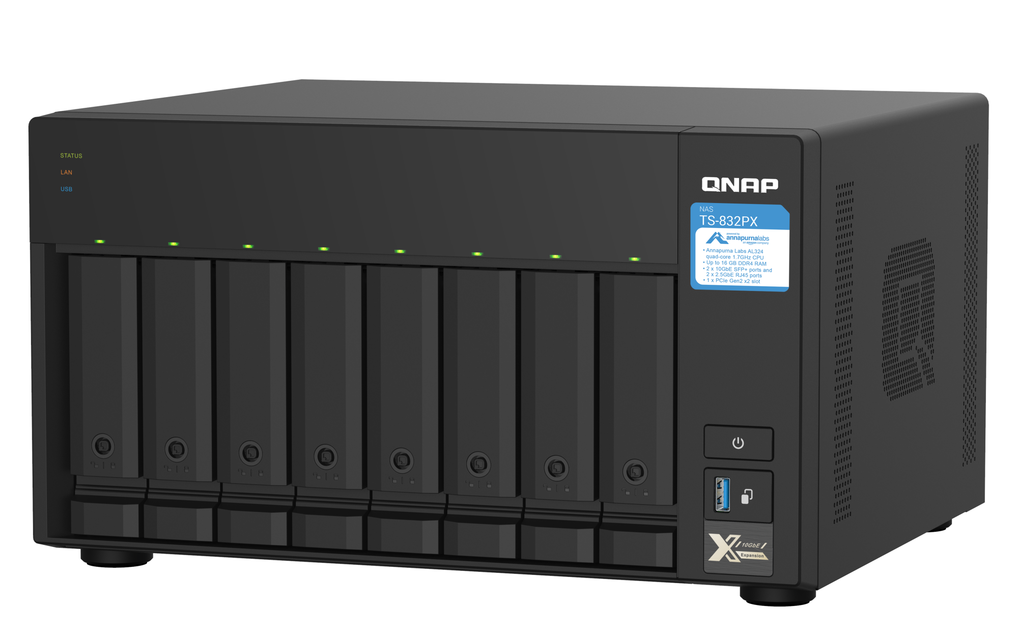 QNAP TS-832PX-4G 8 Bays Nas Box