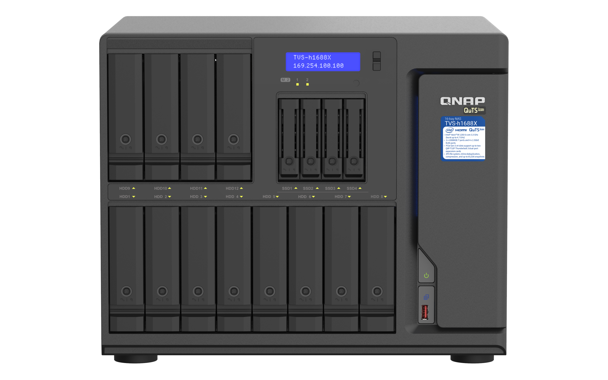 QNAP TVS-h1688X-W1250-32G 16 Bays Nas Box