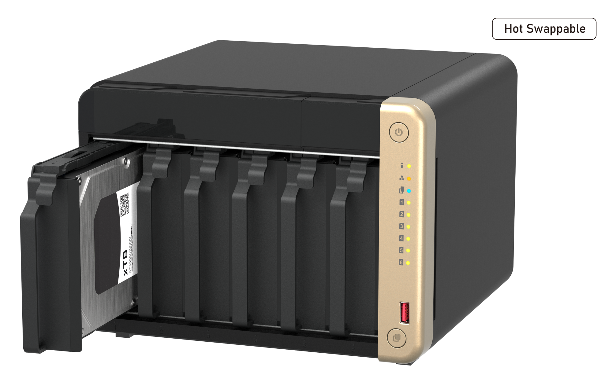QNAP TS-664-8G 6 Bays Nas Box