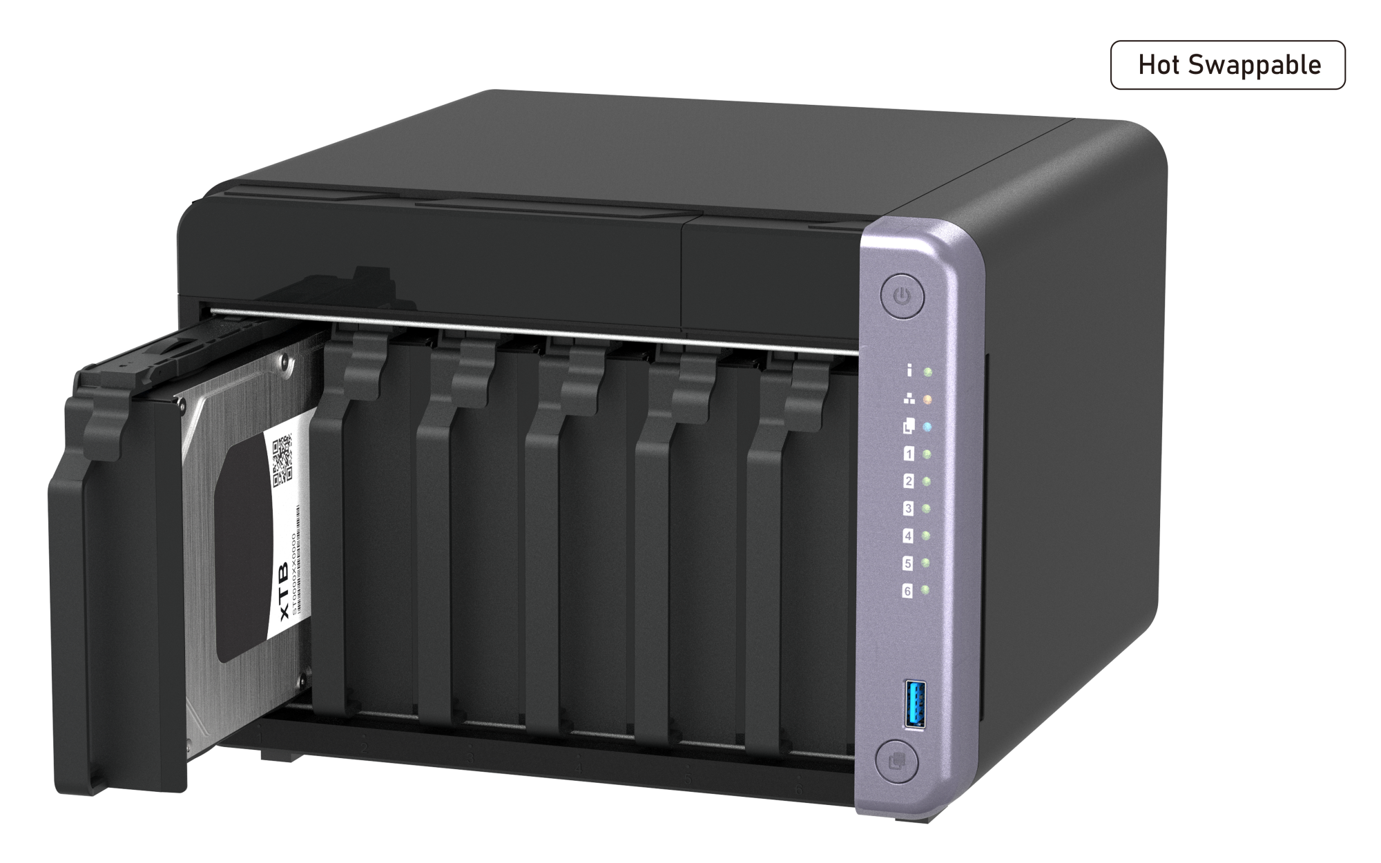 QNAP TS-632X-4G 6 Bays Nas Box