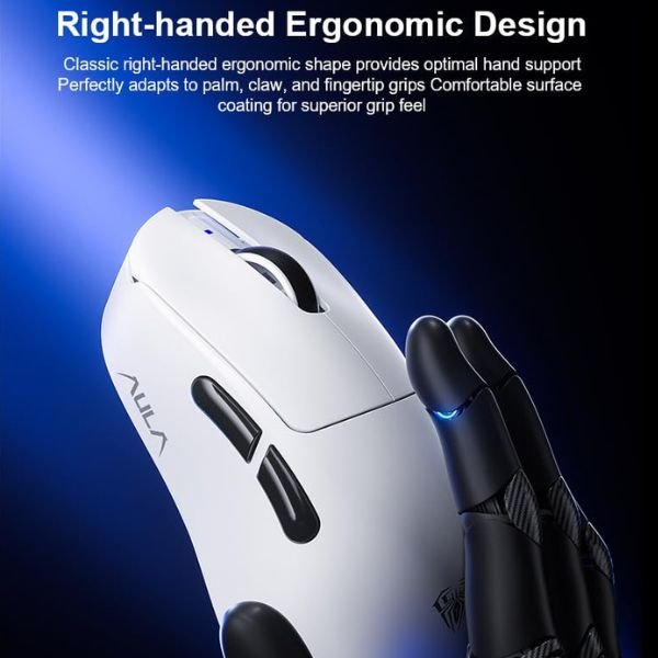 SC900 pro Tri-Mode (2.4G/BT/Wired) Gaming Mouse | 62g Ultra (White)