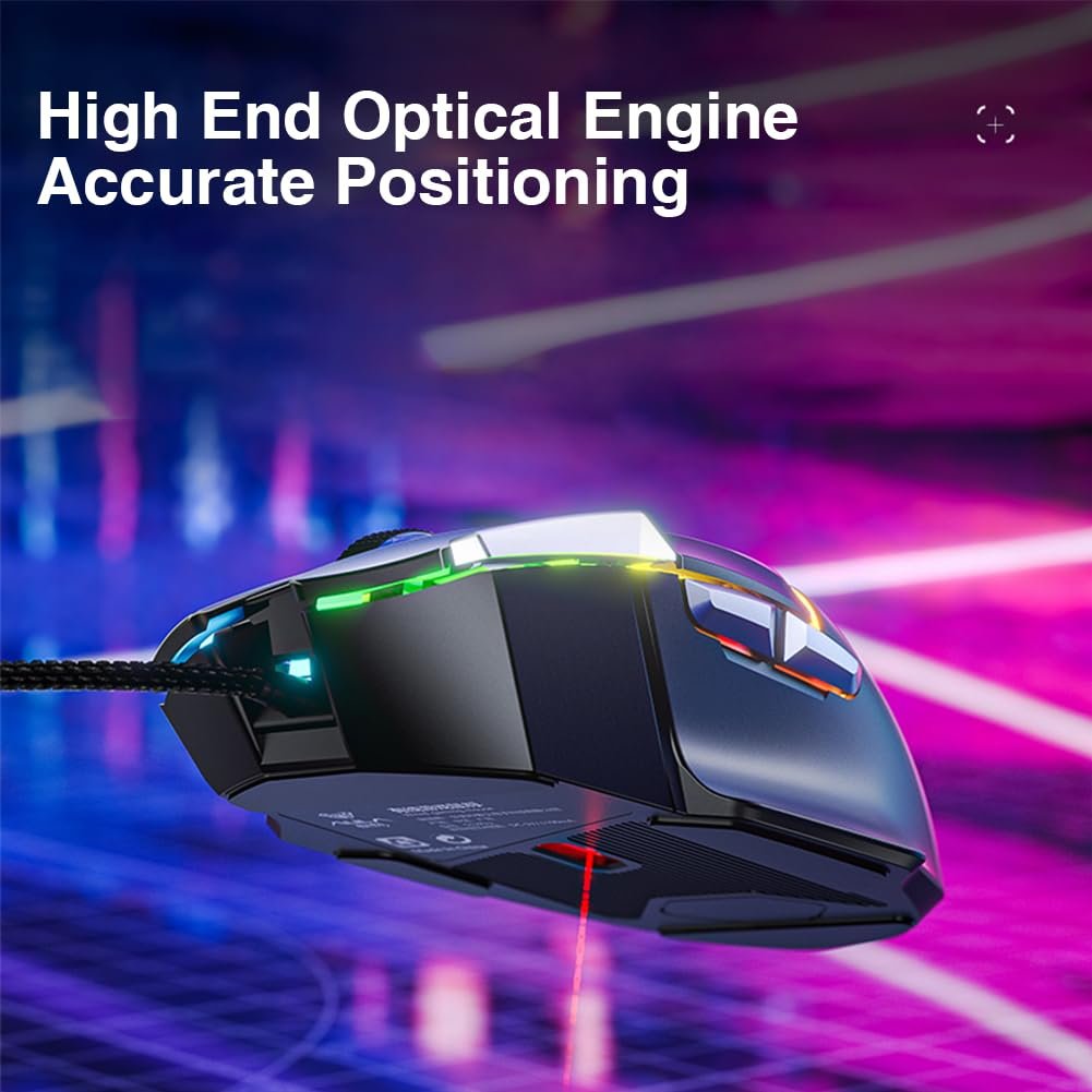 S12Pro Wired Gaming Mouse 12800 DPI