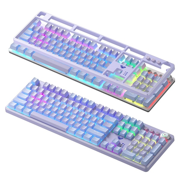 Aula F2088 pro Mechanical Keyboard Purple Red switch