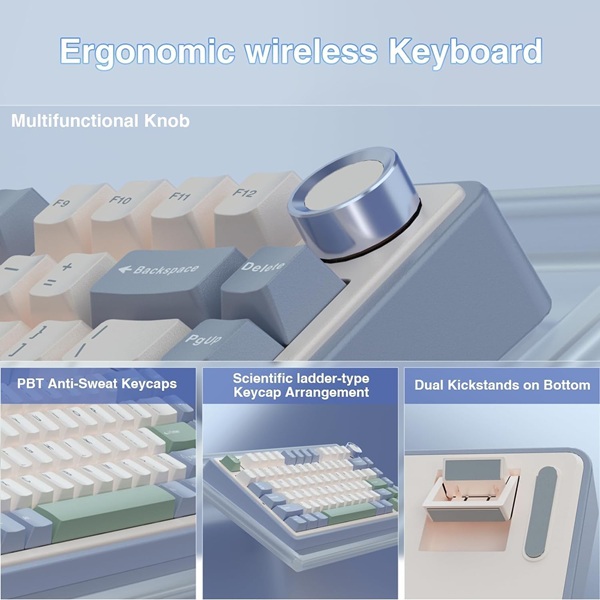 Aula 3in1mechanical KB,-CEDAR GREEN REAPER Switch-F75 CGR