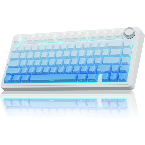Aula 3in1mechanical KB,-GRADIENT BLUE STAR VECTOR Switch-F75 GUV