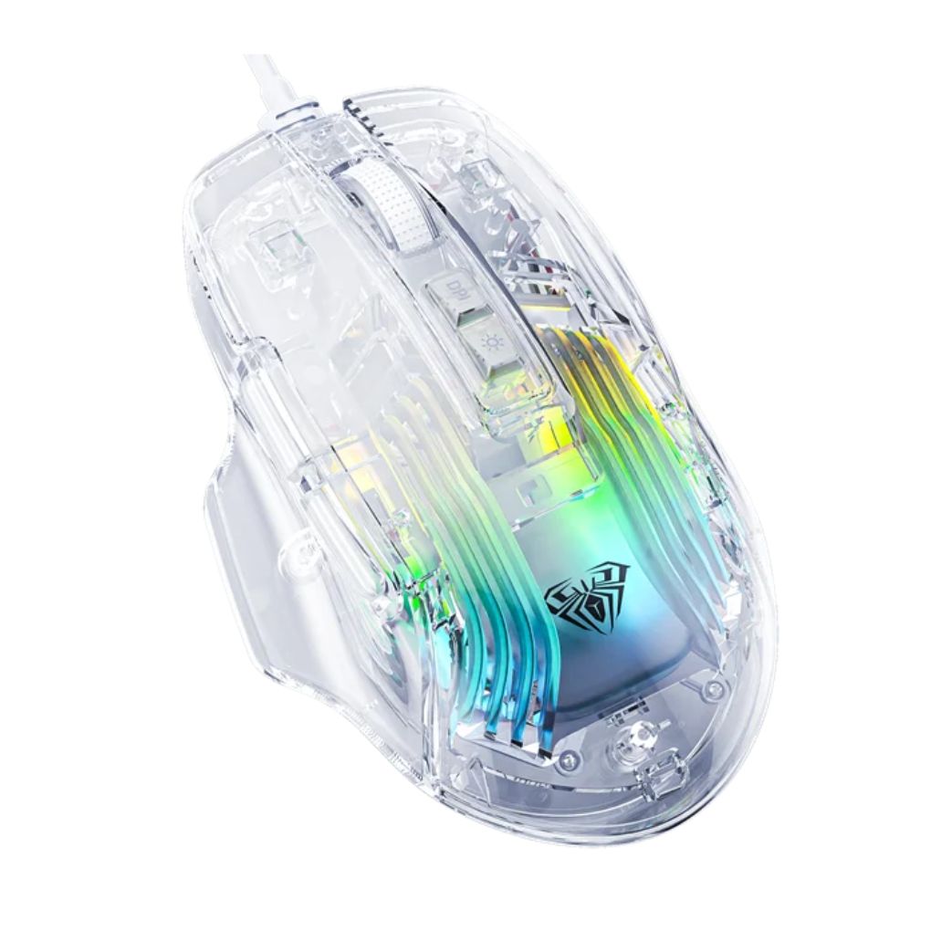 Aula S80 Gaming Mouse Transparent Ergonomic RGB