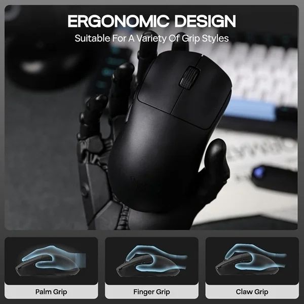 SC800 Tri-Mode (2.4G/BT/Wired) Gaming Mouse | 37g Ultra ( Black )