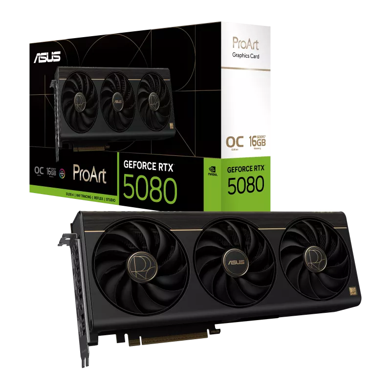 Asus ProArt RTX 5080 OC 16GB GDDR7 Graphics Card
