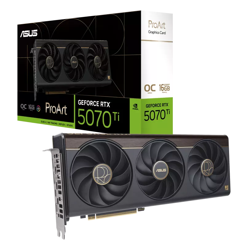Asus ProArt RTX 5070 Ti OC 16GB GDDR7 Graphics Card