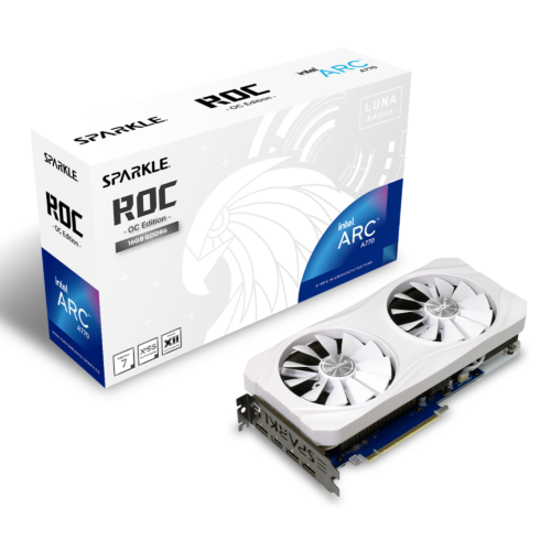 SPARKLE Intel Arc A770 ROC LUNA OC Edition 16GB GDDR6 Graphic Card