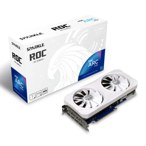 SPARKLE Intel Arc A750 ROC LUNA OC Edition 8GB GDDR6 Graphic Card