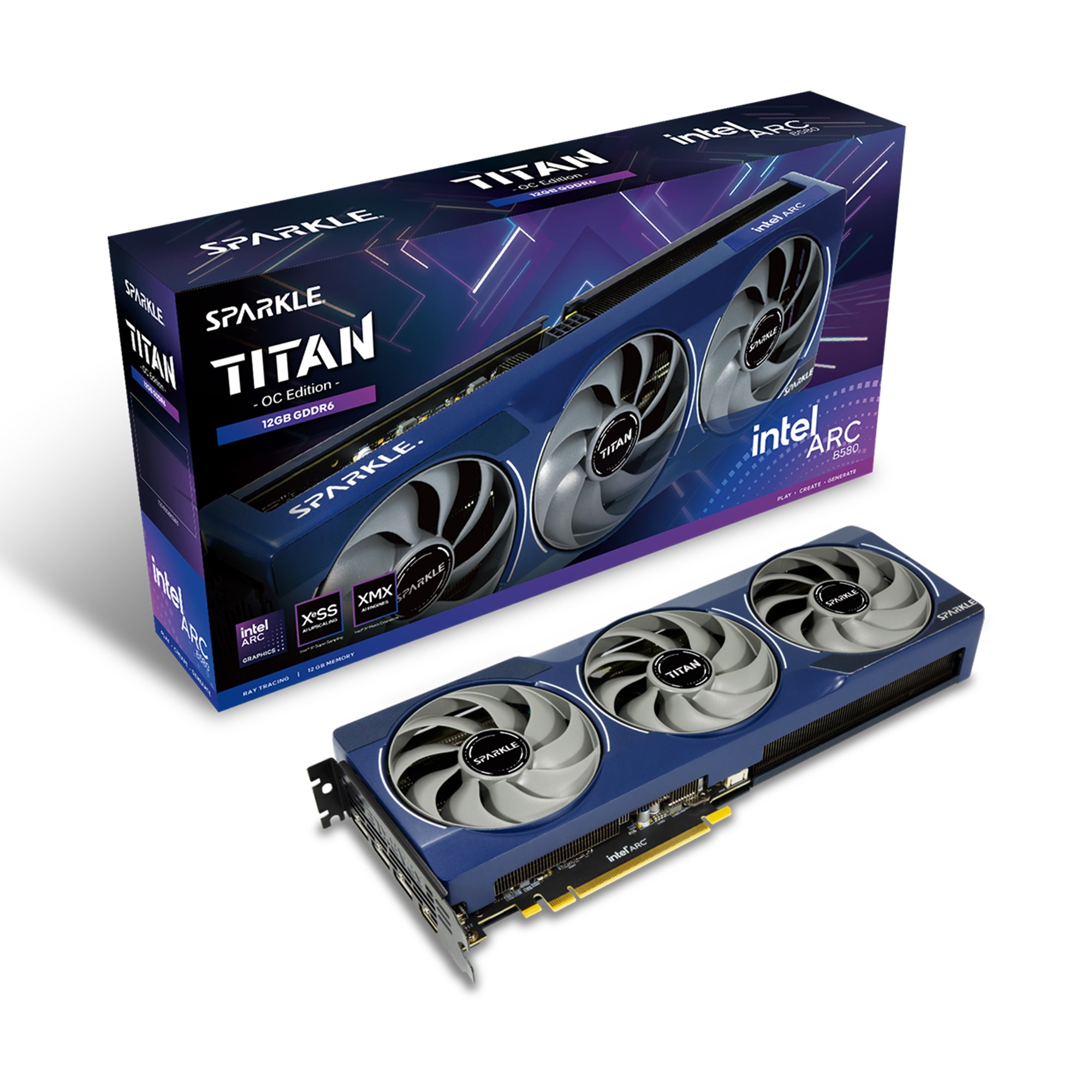 SPARKLE Intel Arc B580 TITAN OC 12GB GDDR6 Graphic Card