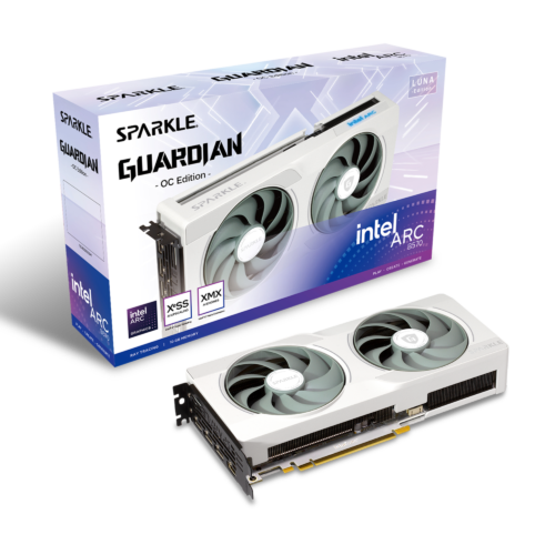 SPARKLE Intel Arc B570 GUARDIAN Luna OC 10GB GDDR6 Graphic Card