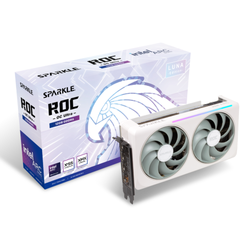 SPARKLE Intel Arc B580 12GB GDDR6 ROC Luna OC Ultra Graphic Card