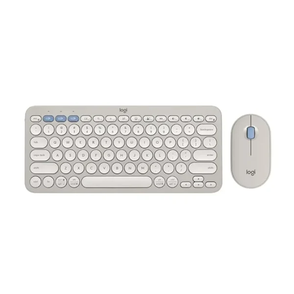 Logitech Pebble 2 Wireless Keyboard & Mouse Combo - Tonal Sand