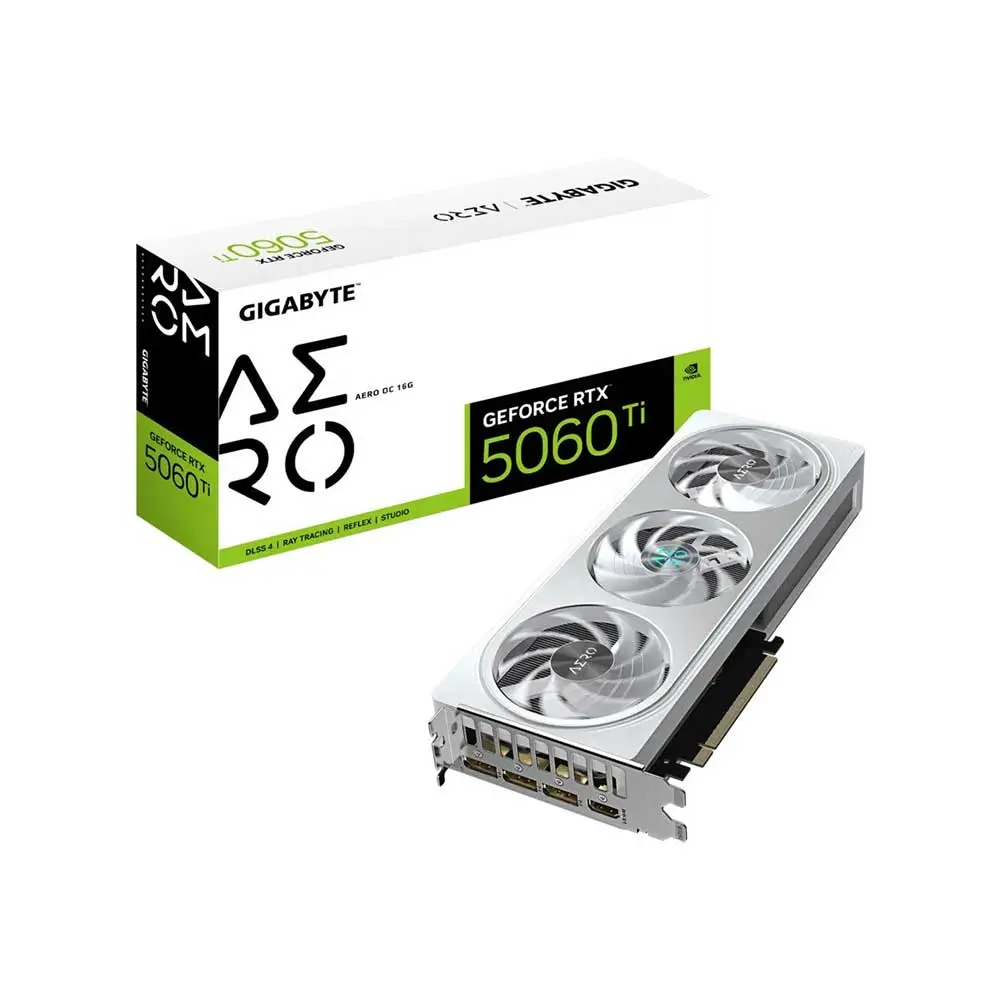 GIGABYTE GeForce RTX™ 5060 Ti AERO OC 16GB