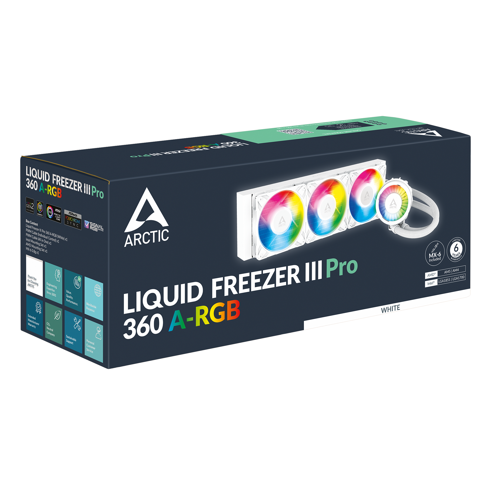 ARCTIC Liquid Freezer III Pro 360 A-RGB (White)