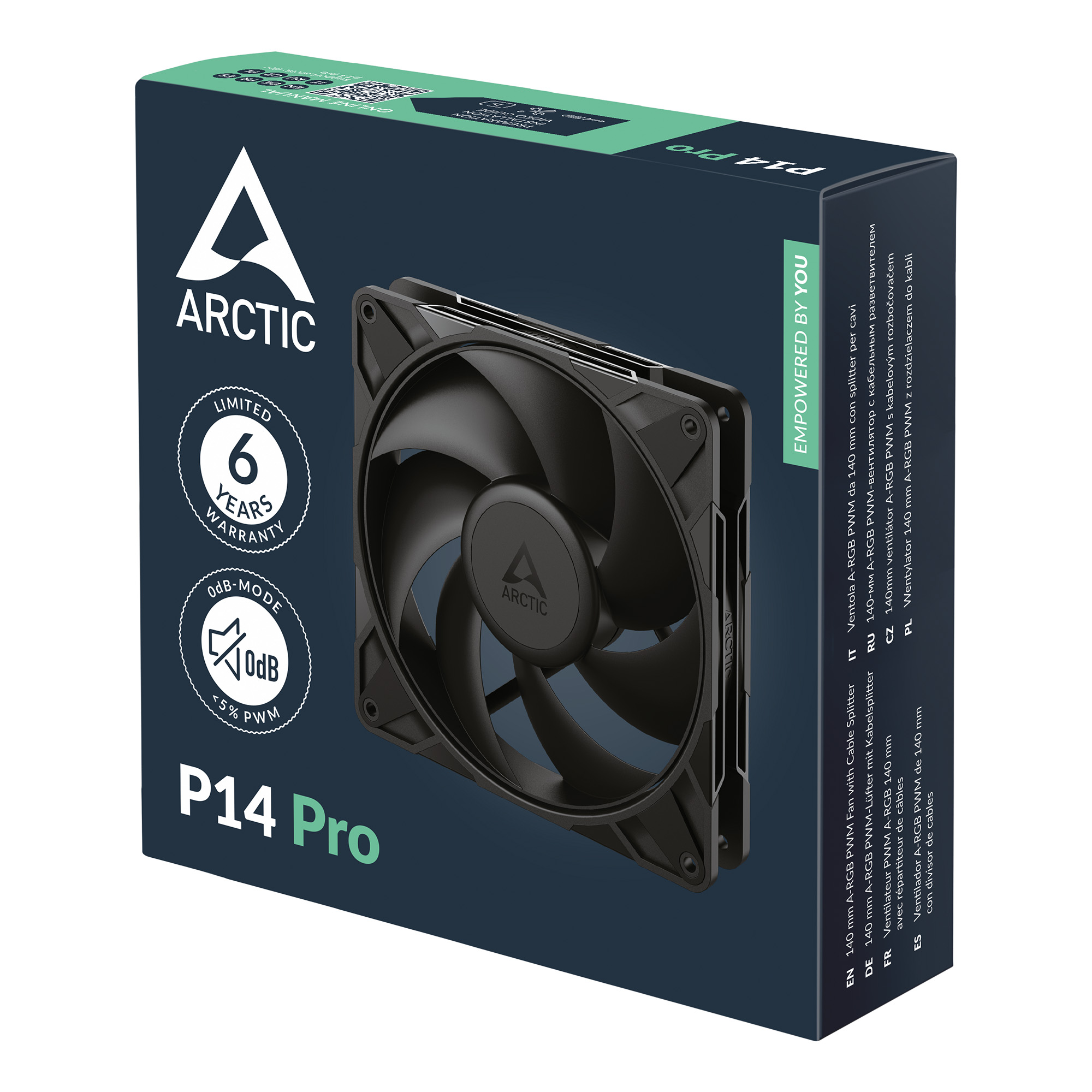 Arctic P14 Pro 140mm PWM Cabinet Fan