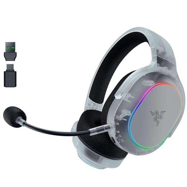 Razer Barracuda X Chroma RGB Wireless Gaming Headphone Phantom White