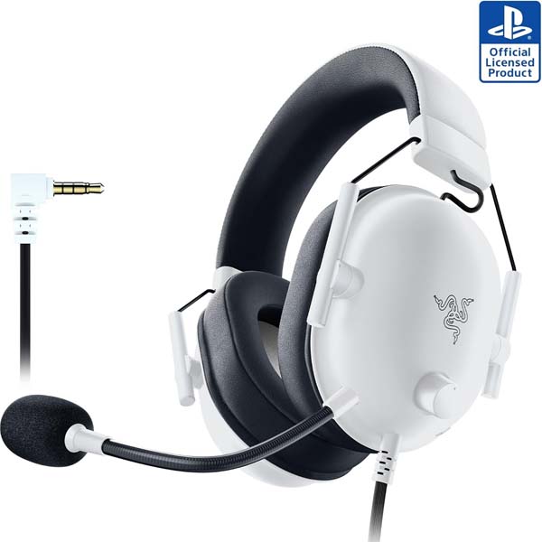Razer BlackShark V2 X PlayStation Gaming Headset White