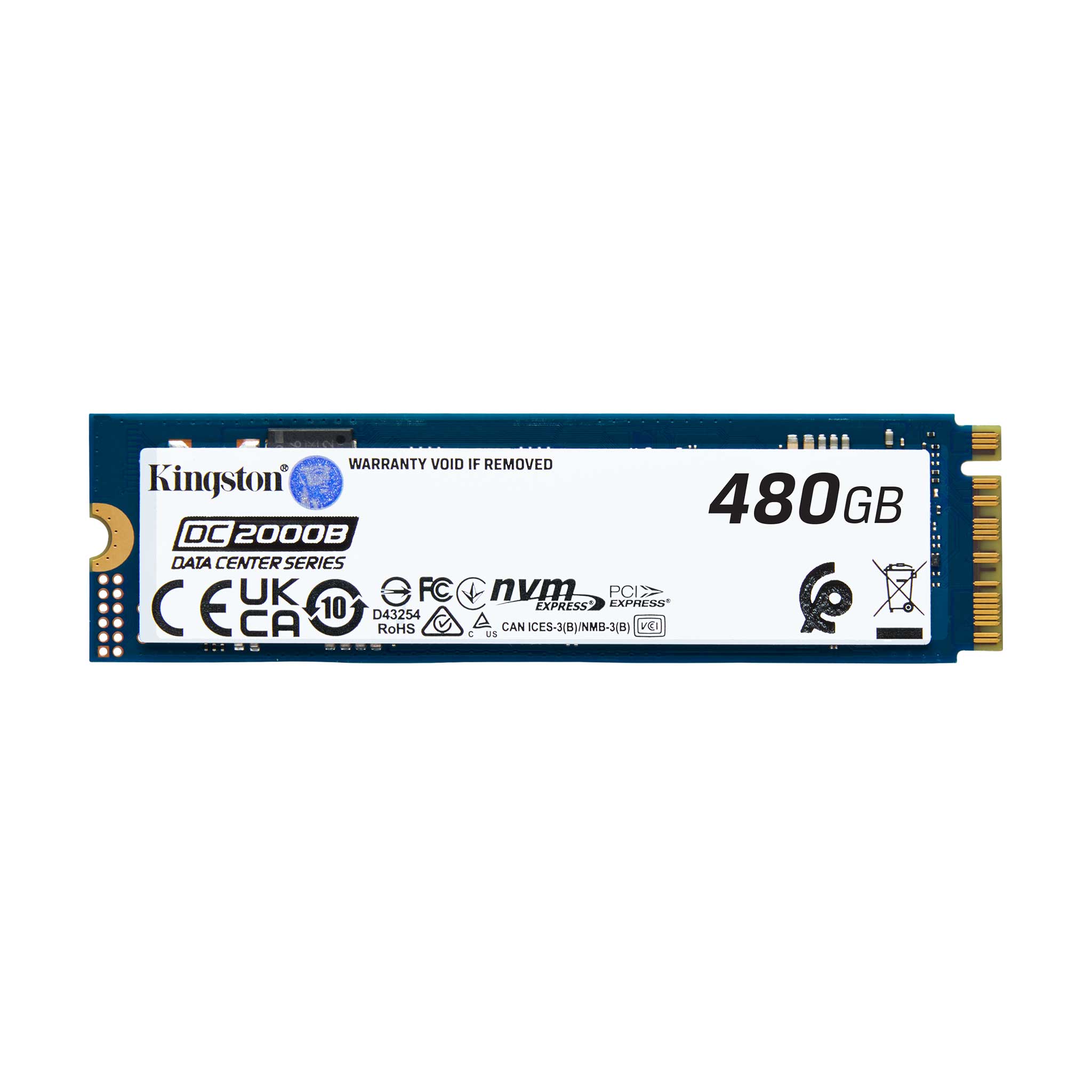 Kingston DC2000BM8 480GB NVMe M.2 Gen4 Datacenter SSD